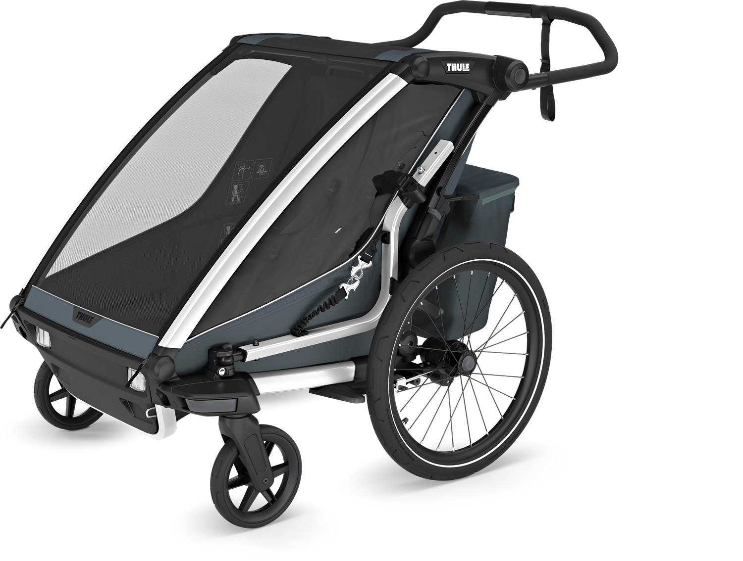 Thule Chariot Cross 2 Double dark slate – Bild 2