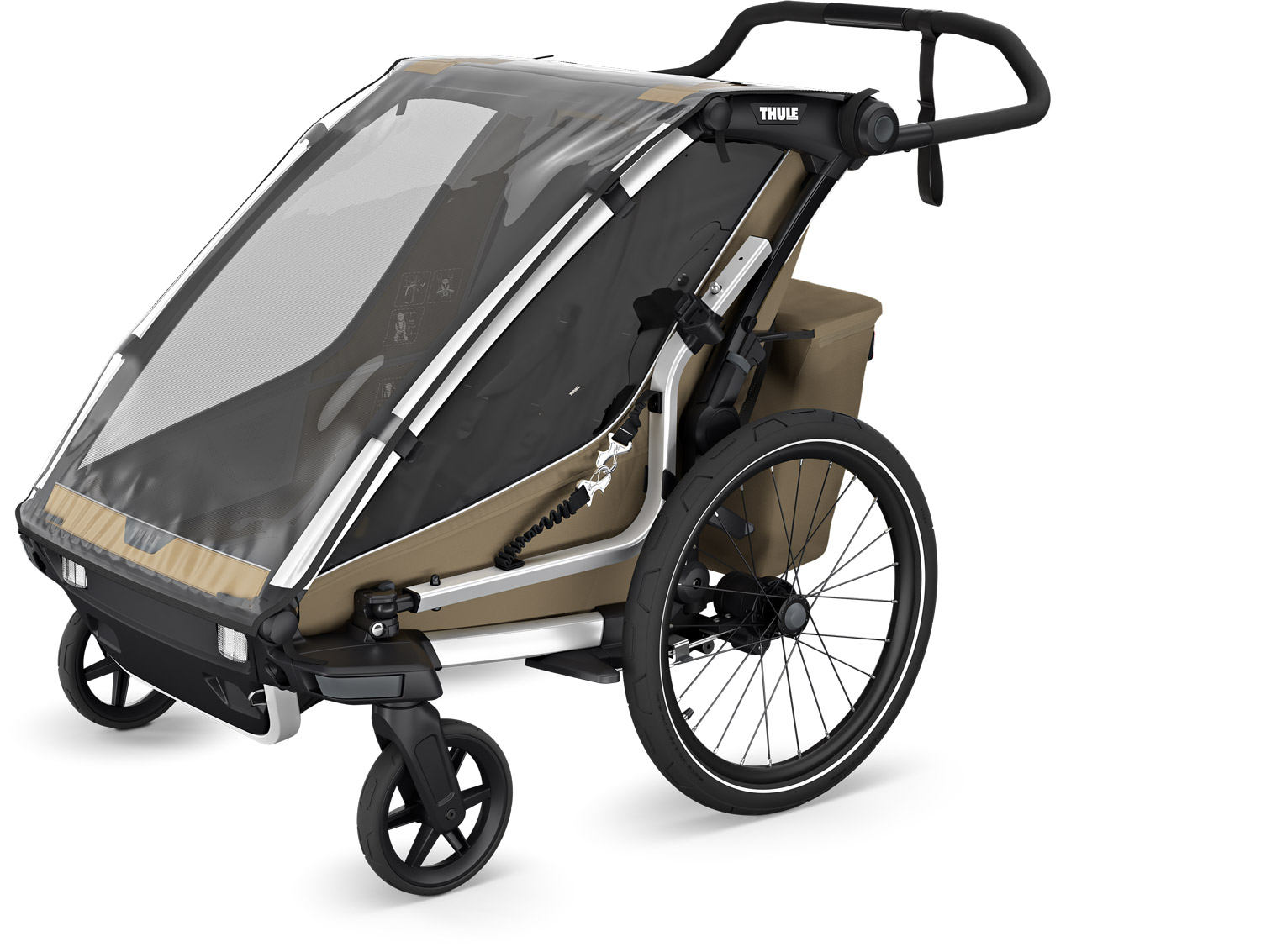 Thule Chariot Cross 2 Single faded khaki – Bild 7
