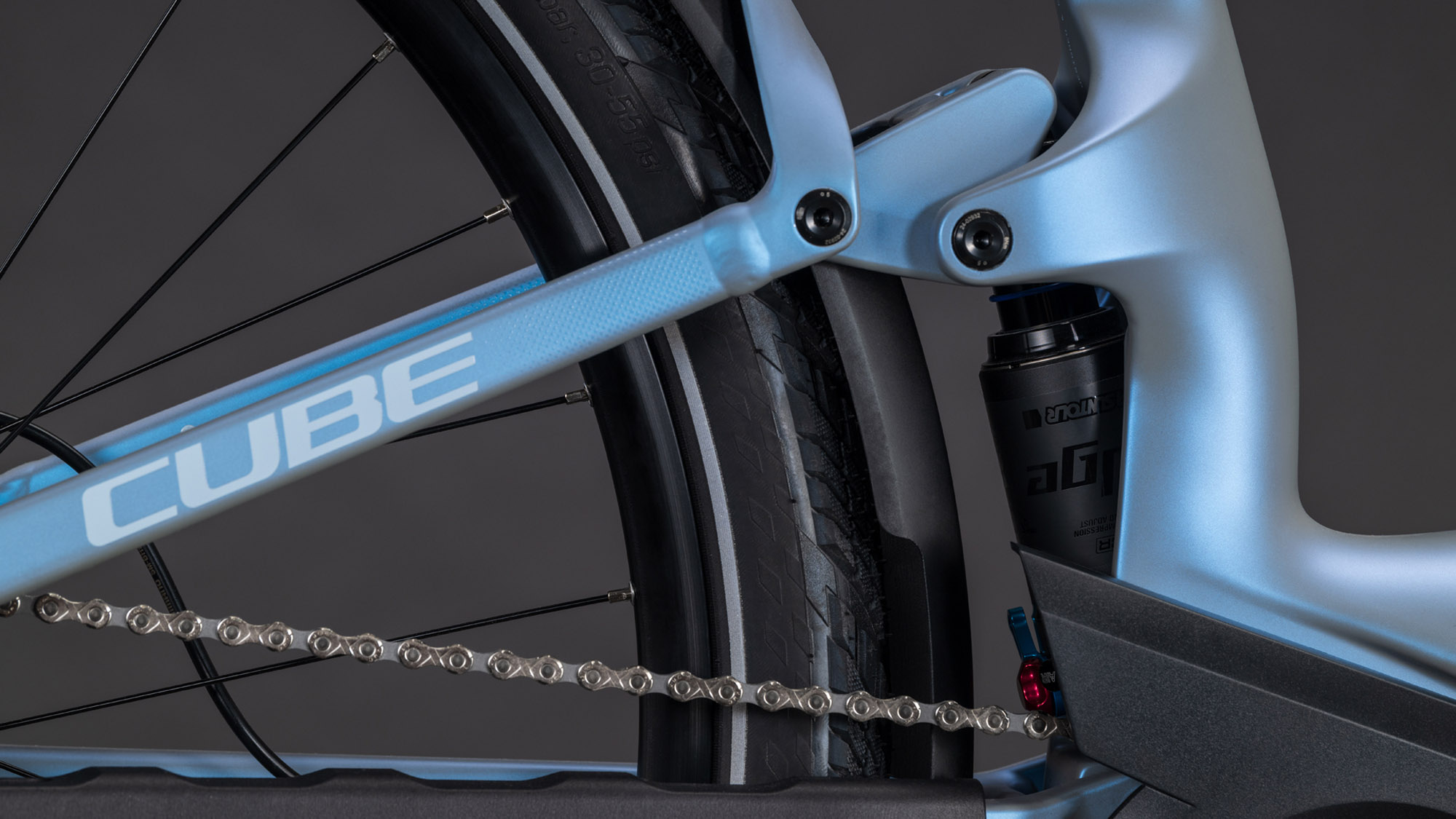 Cube Kathmandu Hybrid ONE11 HPC Pro 800 hazeblue´n´blue – Bild 6